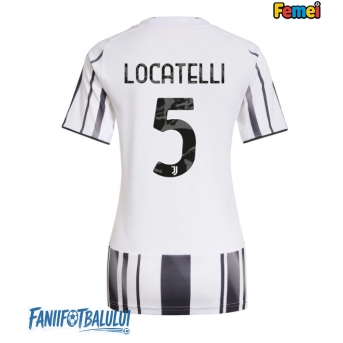 Juventus Manuel Locatelli #5 Tricou Fotbal Replică 2025-26 Femei Acasa